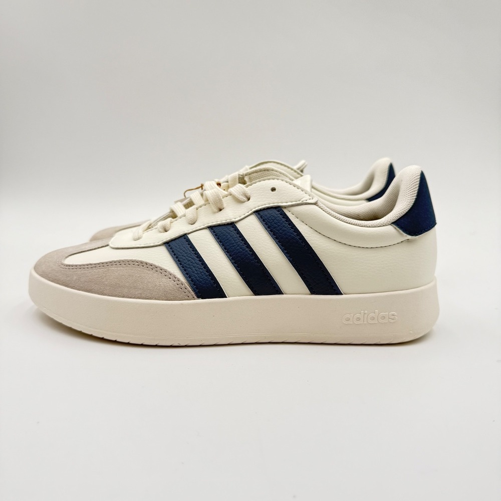 Adidas Men's Size 11 Barreda Shoes Sneakers Off White Preloved Ink Gray JR1318